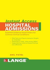 Enlarge image Cover: LANGE Instant Access Hospital Admissions - McGraw-Hill Medical