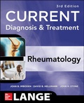 Cover: Current Diagnosis & Treatment in Rheumatology, Third Edition - McGraw-Hill Medical