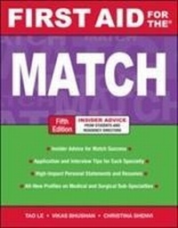 Enlarge image Cover: First Aid for the Match, Fifth Edition - McGraw-Hill Medical