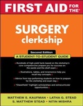 Cover: First Aid for the Surgery Clerkship - McGraw-Hill Medical