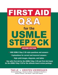Enlarge image Cover: First Aid Q&A for the USMLE Step 2 CK, Second Edition - McGraw-Hill Medical