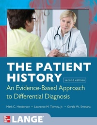 Enlarge image Cover: The Patient History: Evidence-Based Approach - McGraw-Hill Medical