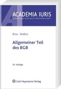 Bild: Allgemeiner Teil des BGB - Carl Heymanns Verlag