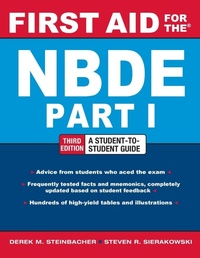 Enlarge image Cover: First Aid for the NBDE Part 1, Third Edition - McGraw-Hill Medical