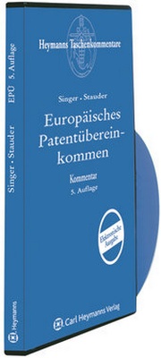 Enlarge image Cover: Europäisches Patentübereinkommen auf CD-ROM - Carl Heymanns Verlag