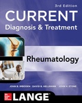 Cover: Current Diagnosis & Treatment in Rheumatology, Third Edition - McGraw-Hill Medical