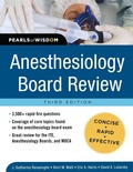 Cover: Anesthesiology Board Review Pearls of Wisdom 3/E - McGraw-Hill Professional
