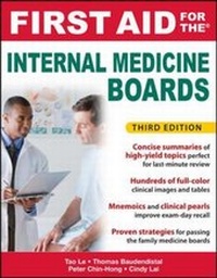Abbildung von: First Aid for the Internal Medicine Boards - McGraw-Hill Medical