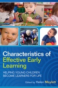 Cover: Characteristics of Effective Early Learning: Helping young children become learners for life - Open University Press