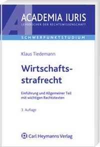 Abbildung von: Wirtschaftsstrafrecht - Carl Heymanns Verlag
