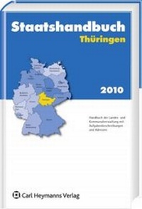 Abbildung von: Staatshandbuch Thüringen 2010 - Carl Heymanns Verlag