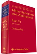 Abbildung von: Kölner Kommentar zum Aktiengesetz - Carl Heymanns Verlag
