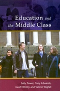 Cover: EDUCATION AND THE MIDDLE CLASS - Open University Press