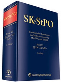 Bild vergrößern Bild: SK-StPO: Systematischer Kommentar zur Strafprozessordnung - Carl Heymanns Verlag
