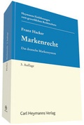Cover:  Markenrecht - Carl Heymanns Verlag