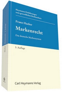 Abbildung von:  Markenrecht - Carl Heymanns Verlag