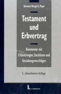 Abbildung von: Testament und Erbvertrag - Luchterhand