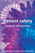 Cover: Patient Safety: Research into Practice - Open University Press