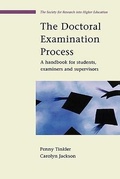 Cover: The Doctoral Examination Process: A Handbook for Students, Examiners and Supervisors - Open University Press