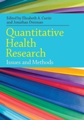 Cover: Quantitative Health Research: Issues and Methods - Open University Press