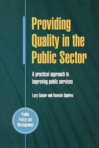 Enlarge image Cover: Providing Quality in the Public Sector - Open University Press