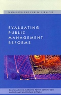 Cover: Evaluating Public Management Reforms - Open University Press