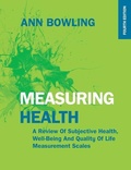 Cover: Measuring Health: A Review of Subjective Health, Well-being and Quality of Life Measurement Scales - Open University Press