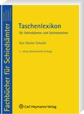 Cover: Taschenlexikon f&uuml;r Schieds&auml;mter und Schiedsstellen - Carl Heymanns Verlag