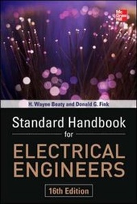 Enlarge image Cover: Standard Handbook for Electrical Engineers Sixteenth Edition - McGraw-Hill Professional