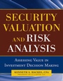 Cover: Security Valuation and Risk Analysis: Assessing Value in Investment Decision-Making - McGraw-Hill Professional