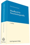 Cover: Handbuch f&uuml;r Notarfachangestellte - Carl Heymanns Verlag