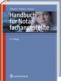 Abbildung von: Handbuch für Notarfachangestellte - Luchterhand