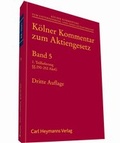 Abbildung von: Kölner Kommentar zum Aktiengesetz - Carl Heymanns Verlag