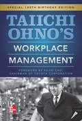 Cover: Taiichi Ohnos Workplace Management - McGraw-Hill Professional