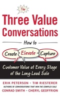 Cover: The Three Value Conversations: How to Create, Elevate, and Capture Customer Value at Every Stage of the Long-Lead Sale - McGraw-Hill Professional
