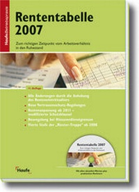 Abbildung von: Rententabelle 2007 - Haufe-Lexware