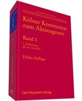 Abbildung von: Kölner Kommentar zum Aktiengesetz - Carl Heymanns Verlag