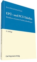 Cover: EP&Uuml;- und PCT-Tabellen - Carl Heymanns Verlag