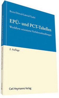 Enlarge image Cover: EPÜ- und PCT-Tabellen - Carl Heymanns Verlag