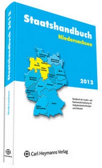 Abbildung von: Staatshandbuch Niedersachsen 2012 - Carl Heymanns Verlag