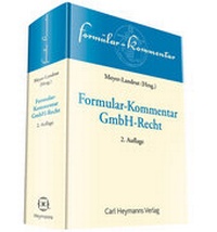 Enlarge image Cover: Formular-Kommentar GmbH-Recht - Carl Heymanns Verlag
