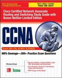 Abbildung von: CCNA Cisco Certified Network Associate Routing and Switching Study Guide (Exams 200-120, ICND1, & ICND2), with Boson NetSim Limited Edition - McGraw-Hill Professional