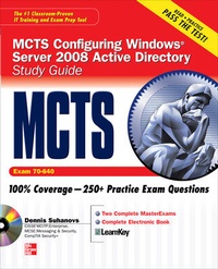 Abbildung von: MCTS Windows Server 2008 Active Directory Services Study Guide (Exam 70-640) (SET) - Osborne/McGraw-Hill