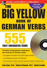 Enlarge image Cover: The Big Yellow Book of German Verbs (Book w/CD-ROM) - McGraw-Hill Professional