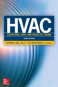 Enlarge image Cover: HVAC Equations, Data, and Rules of Thumb, Third Edition - McGraw-Hill Professional
