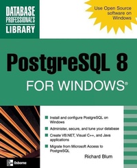 Abbildung von: PostgreSQL 8 for Windows - Osborne/McGraw-Hill