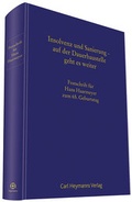 Cover: Insolvenz und Sanierung - auf der Dauerbaustelle geht es weiter - Carl Heymanns Verlag