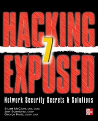 Enlarge image Cover: Hacking Exposed 7 - Osborne/McGraw-Hill