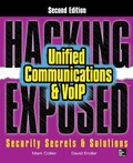 Cover: Hacking Exposed Unified Communications & VoIP Security Secrets & Solutions, Second Edition - Osborne/McGraw-Hill