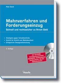 Abbildung von: Mahnverfahren und Forderungseinzug - Haufe-Lexware